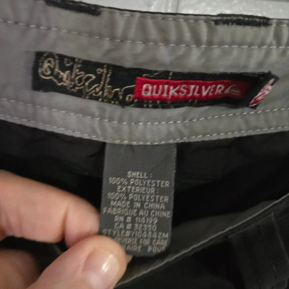Quiksilver Black Cargo Shorts